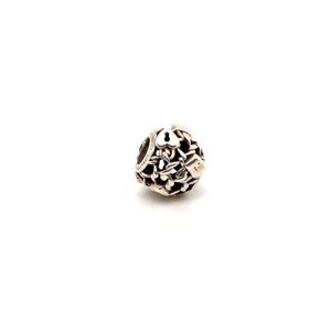 Pandora Sterling Silver Locked In Your Heart Openwork Charm 791429CZ retired